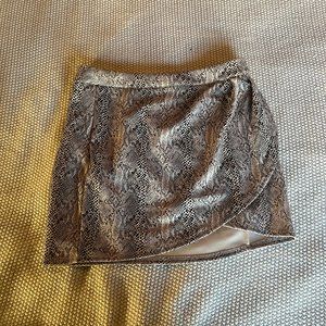Altar'd State Skirt-Snake Print